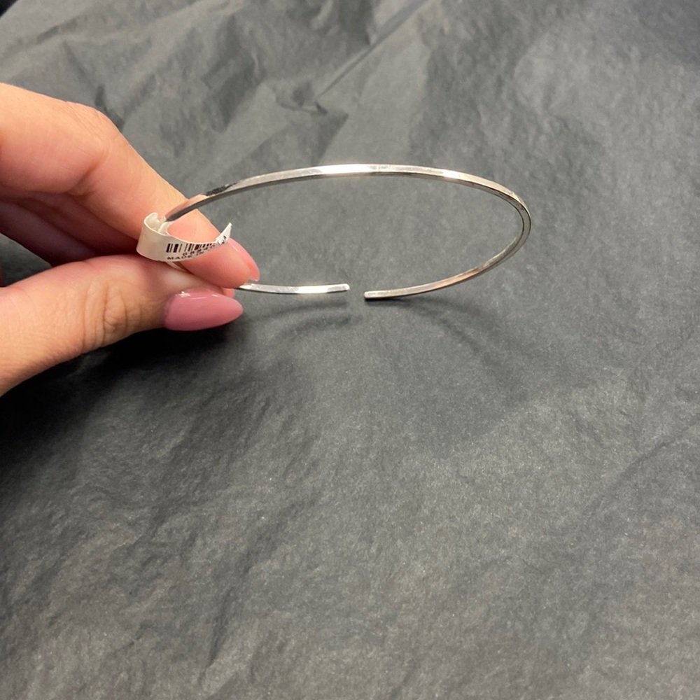 Silver bangle